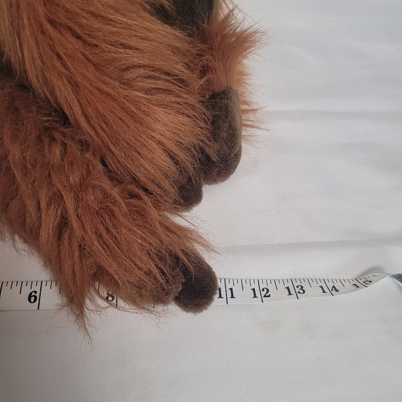 Vintage Chosun Realistic Orangutan Ape Plush Stuffed Animal 12" Korea - Picture 8 of 9